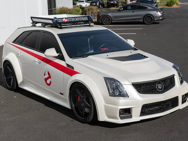 2009-2015 Cadillac CTS/CTS-V V2 SDP Carbon Fiber Headlight  Internal Housings Bezels